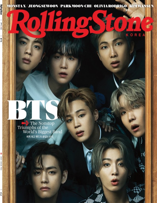 BTS cover Rolling Stone Korea June 2021 Kor + Eng version